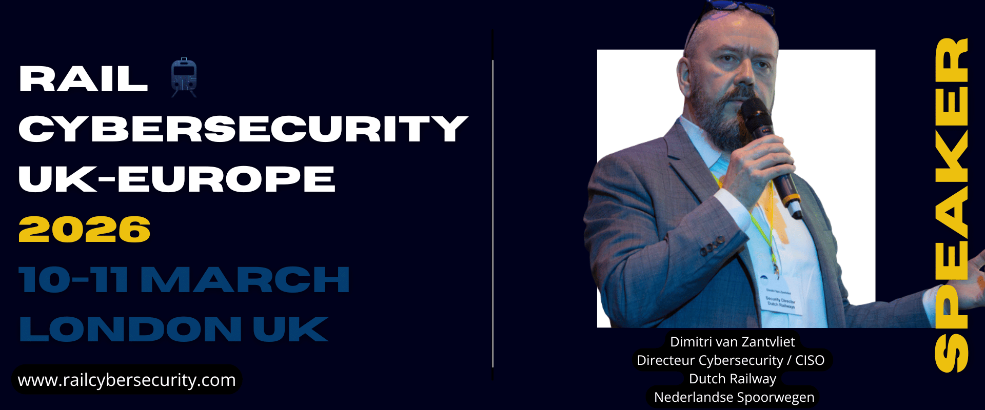Dimitri van Zantvliet Directeur Cybersecurity / CISO Dutch Railway | Nederlandse Spoorwegen