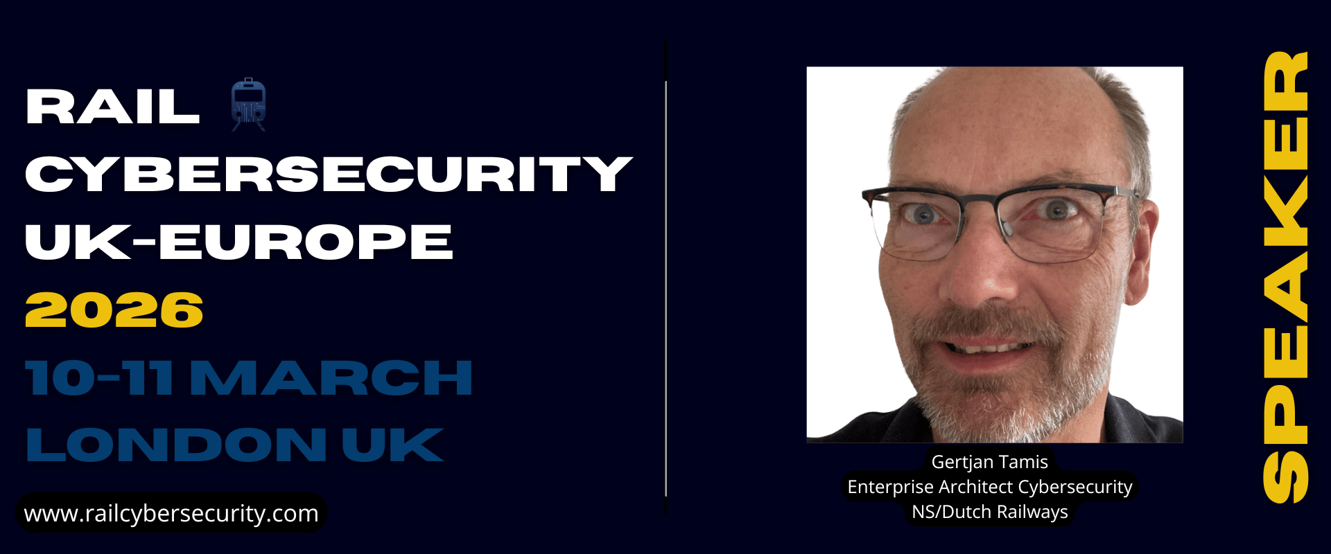 Gertjan Tamis Enterprise Architect Cybersecurity NS/Dutch Railways