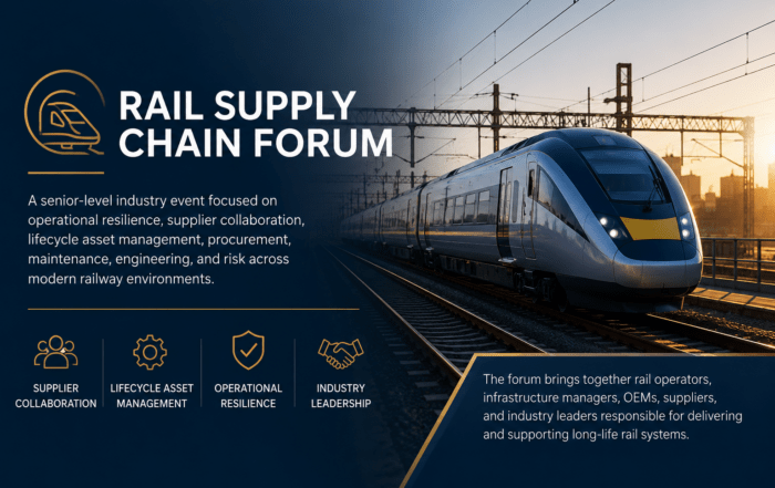 Rail Supply Chain Forum discussing operational risk across complex supplier ecosystems